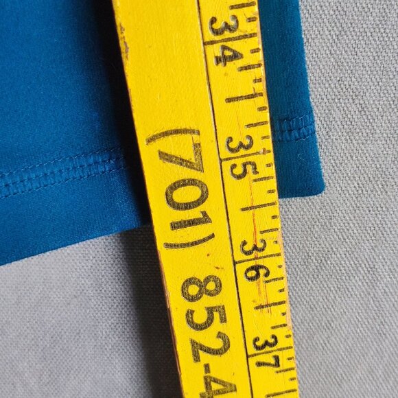 Under Armour Active wear leggings women's size 6 ? teal colour geometric pattern - Picture 8 of 9